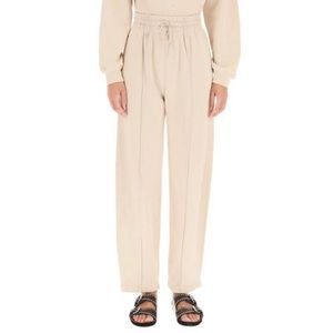 Agolde 90s wide leg sweatpant in color cashew milk